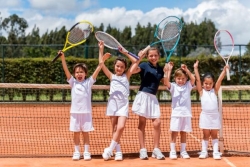 Sporteldoos - initiatie tennis - 6 tot 10 jaar
